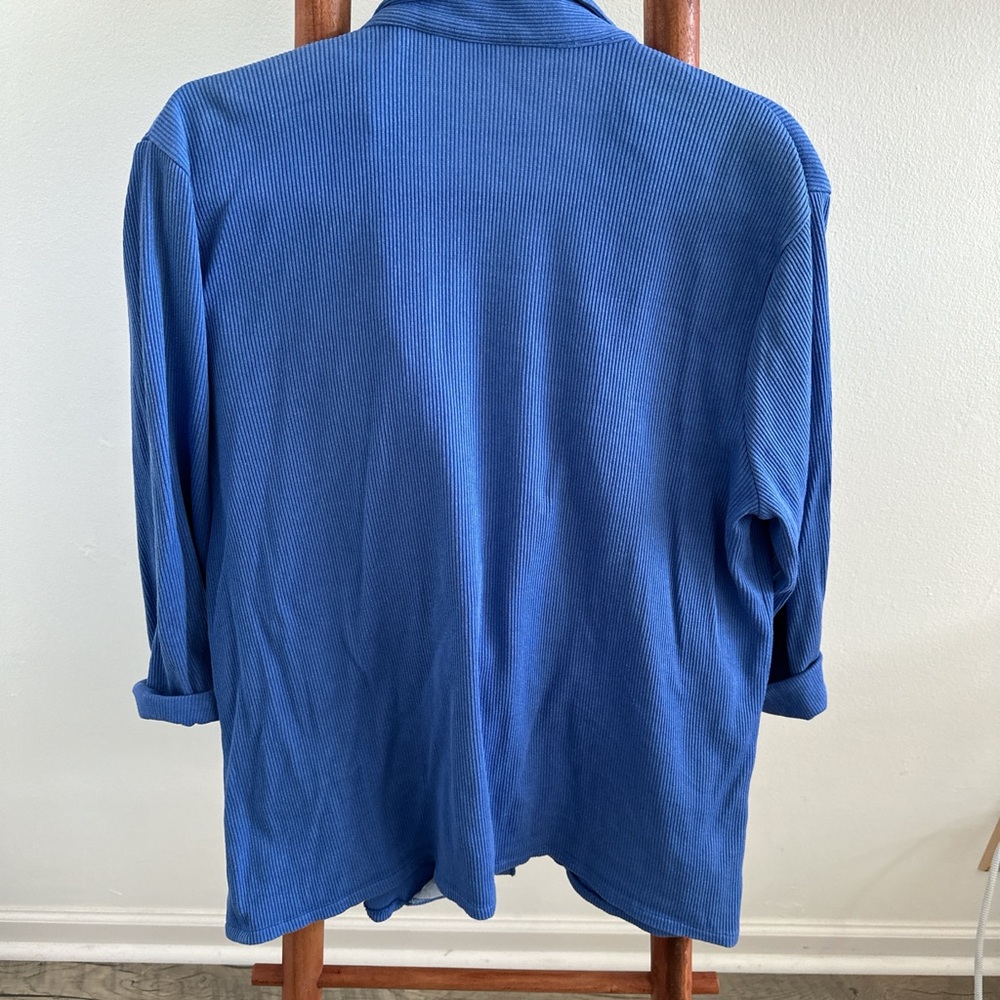 Vintage periwinkle corduroy jacket - Picture 5 of 6